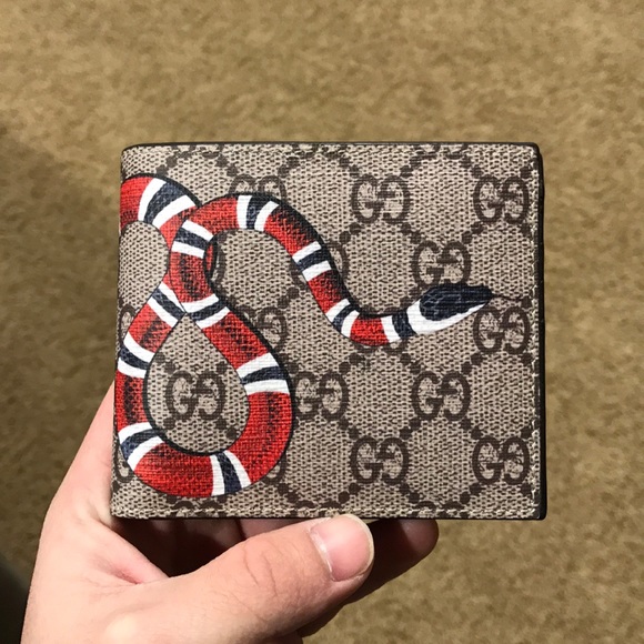 Gucci kingsnake gg supreme wallet Clearance